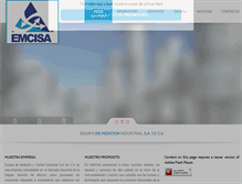 Tablet Screenshot of emcisa.com
